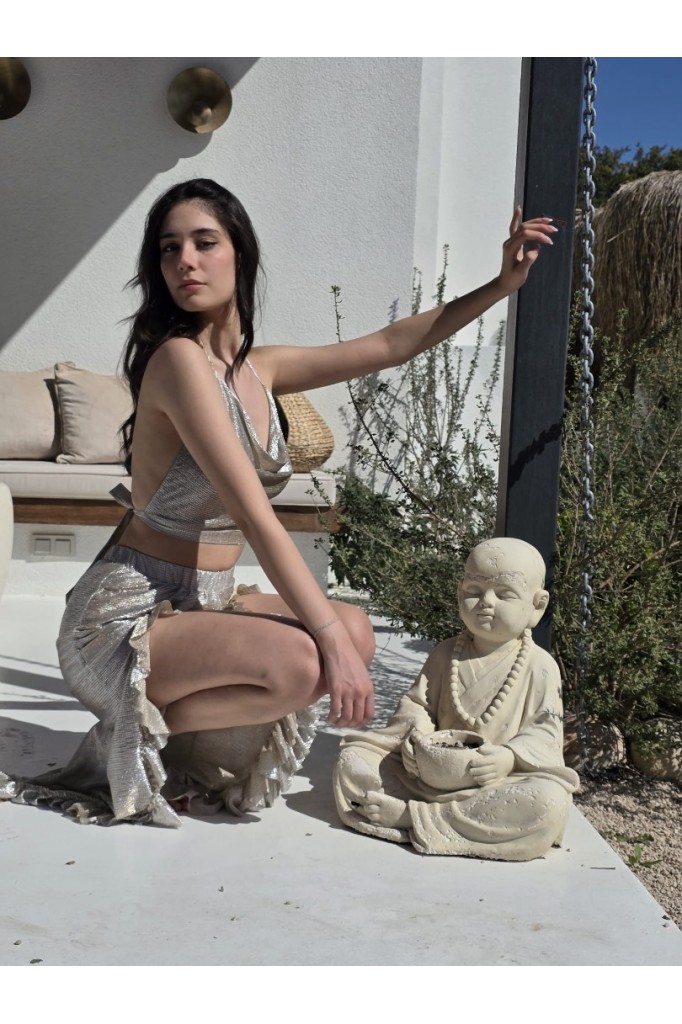 MYRA CROP TOP AND TROUSERS / MYRA İKİLİ PANTOLON TAKIM